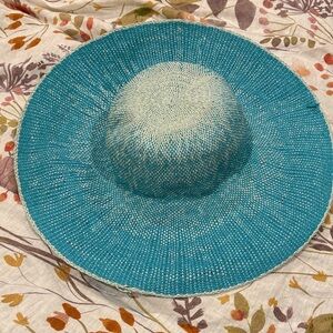 Calvin Klein Turquoise Sun Hat